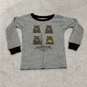 Carter's Gray Adventure Bear Long Sleeve Tee